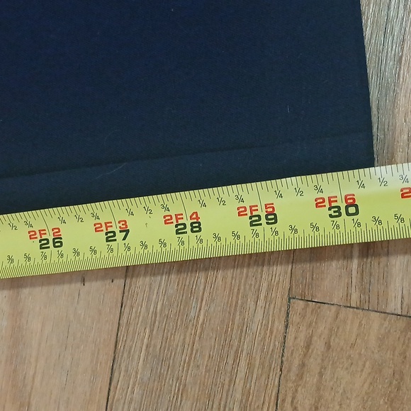PANTS BY JM COLLECTION DARK BLUE SIZE 14 - Picture 10 of 12